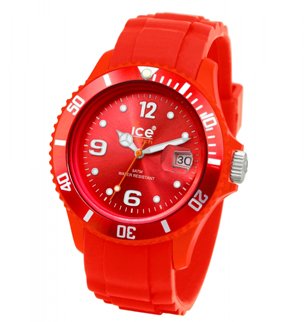 montre ice watch sili rouge